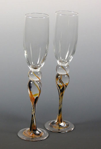 Blown-Glass-Champagne-Glasses---Black-and-Gold.jpg